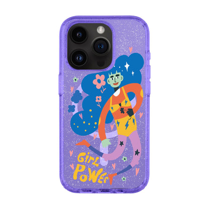 GIRL POWER-iPhone 14 Pro Shiny Kılıf MagSafe Özellikli