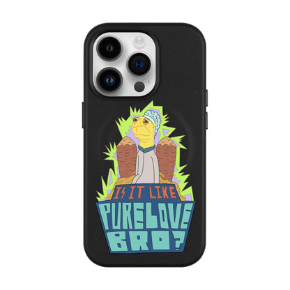 PURE LOVE-Leather Kılıf MagSafe Özellikli - iPhone 14 Pro