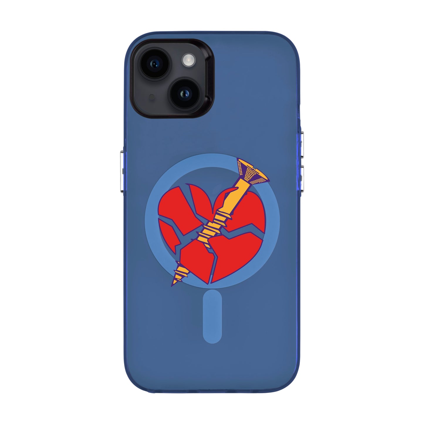 BROKEN HEART-iPhone 14 Plus Hold Kılıf MagSafe Özellikli