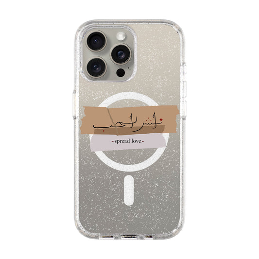 SPREAD LOVE-iPhone 15 Pro Max Shiny Kılıf MagSafe Özellikli