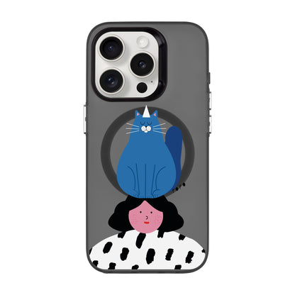 NAUGHTY CAT-iPhone 13 Pro Hold Kılıf MagSafe Özellikli
