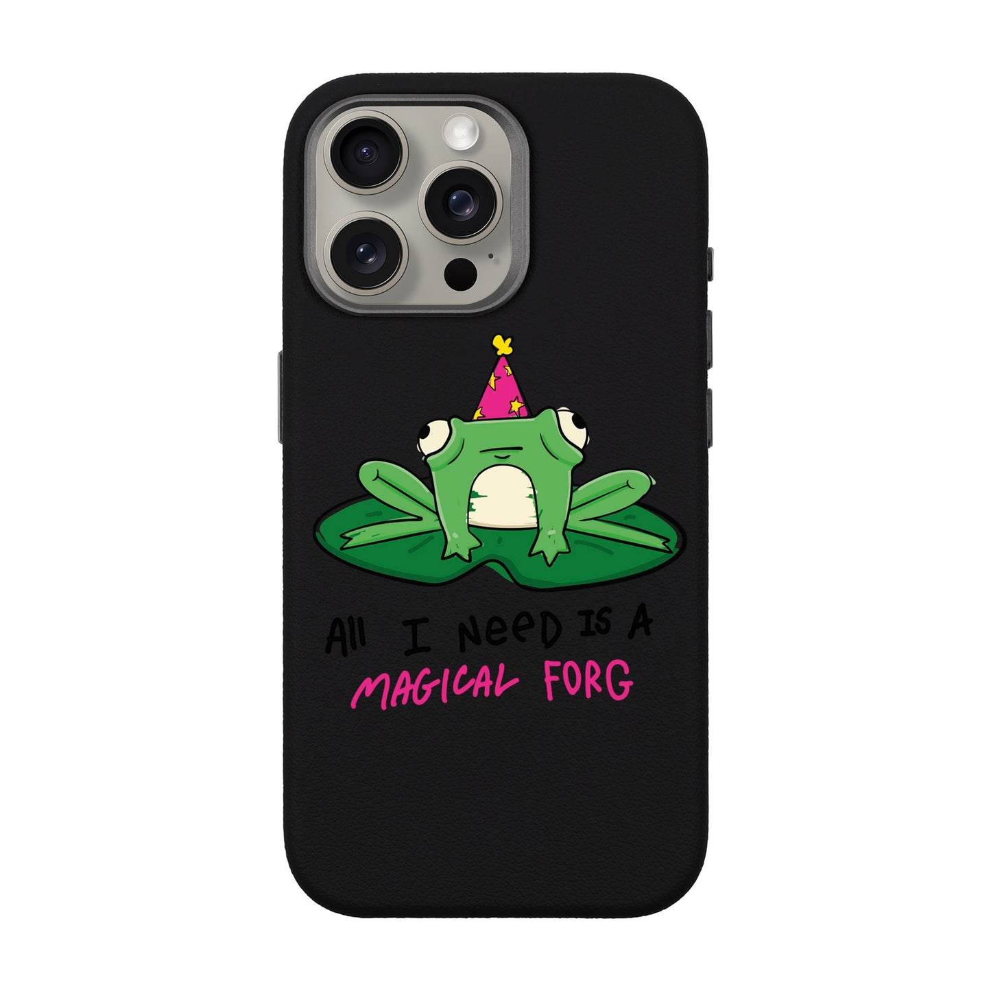 FORG-iPhone 15 Pro Max Leather Premium Kılıf MagSafe Özellikli