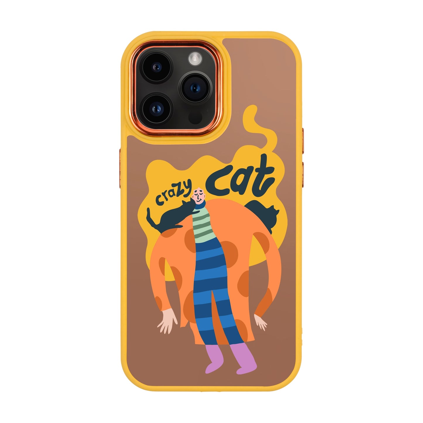 CRAZY CAT-iPhone 14 Pro Max Proof Kılıf