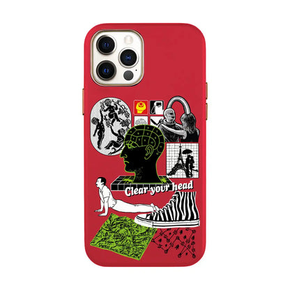 CLEAR YOUR HEAD-iPhone 11 Pro Leather Kılıf