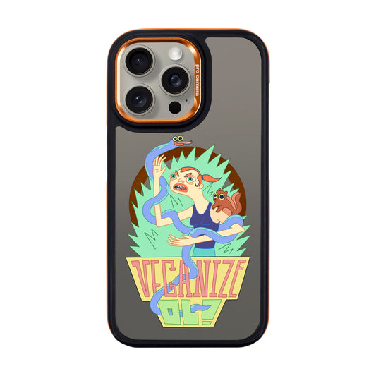 VEGANİZE-iPhone 15 Pro Max Dark Kılıf MagSafe Özellikli