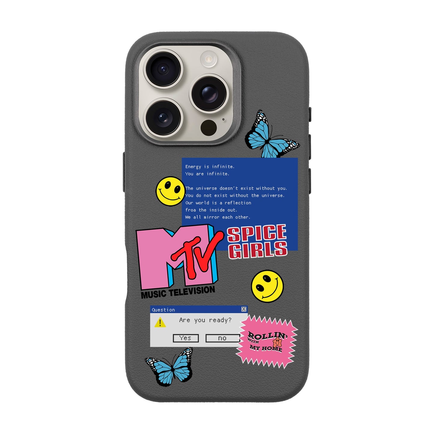 ARE YOU READY-iPhone 16 Pro Leather Premium Kılıf MagSafe Özellikli