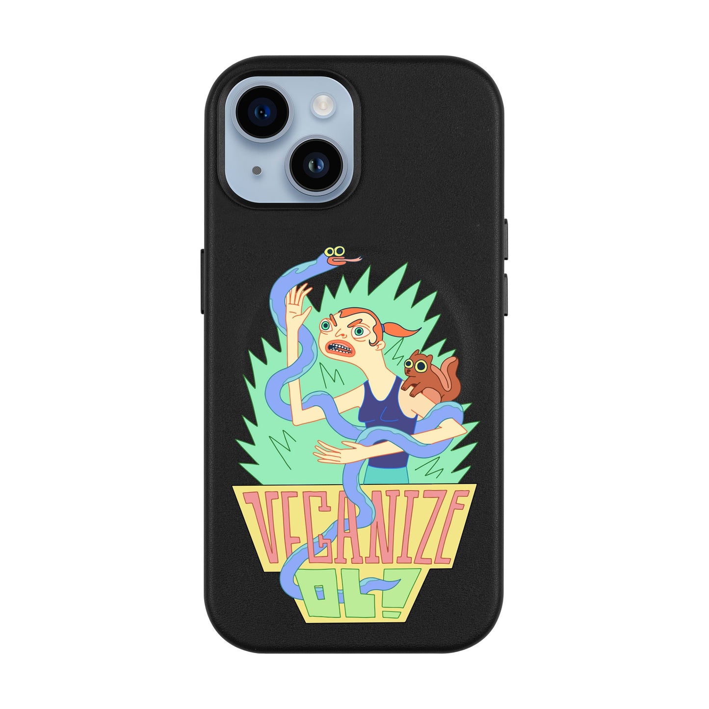 VEGANİZE-Leather Kılıf MagSafe Özellikli - iPhone 13