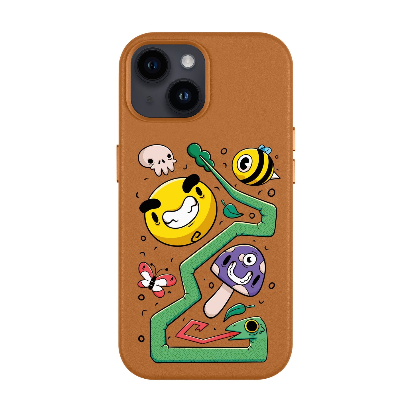 NADUR-Leather Kılıf MagSafe Özellikli - iPhone 13