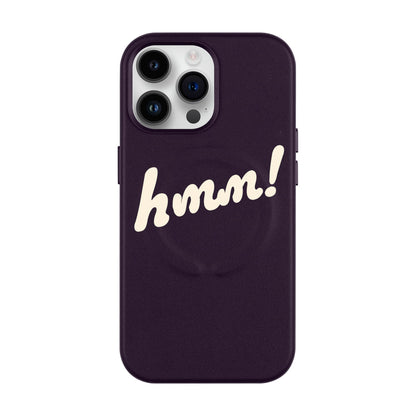 HMM-iPhone 14 Pro Max Leather Kılıf MagSafe Özellikli