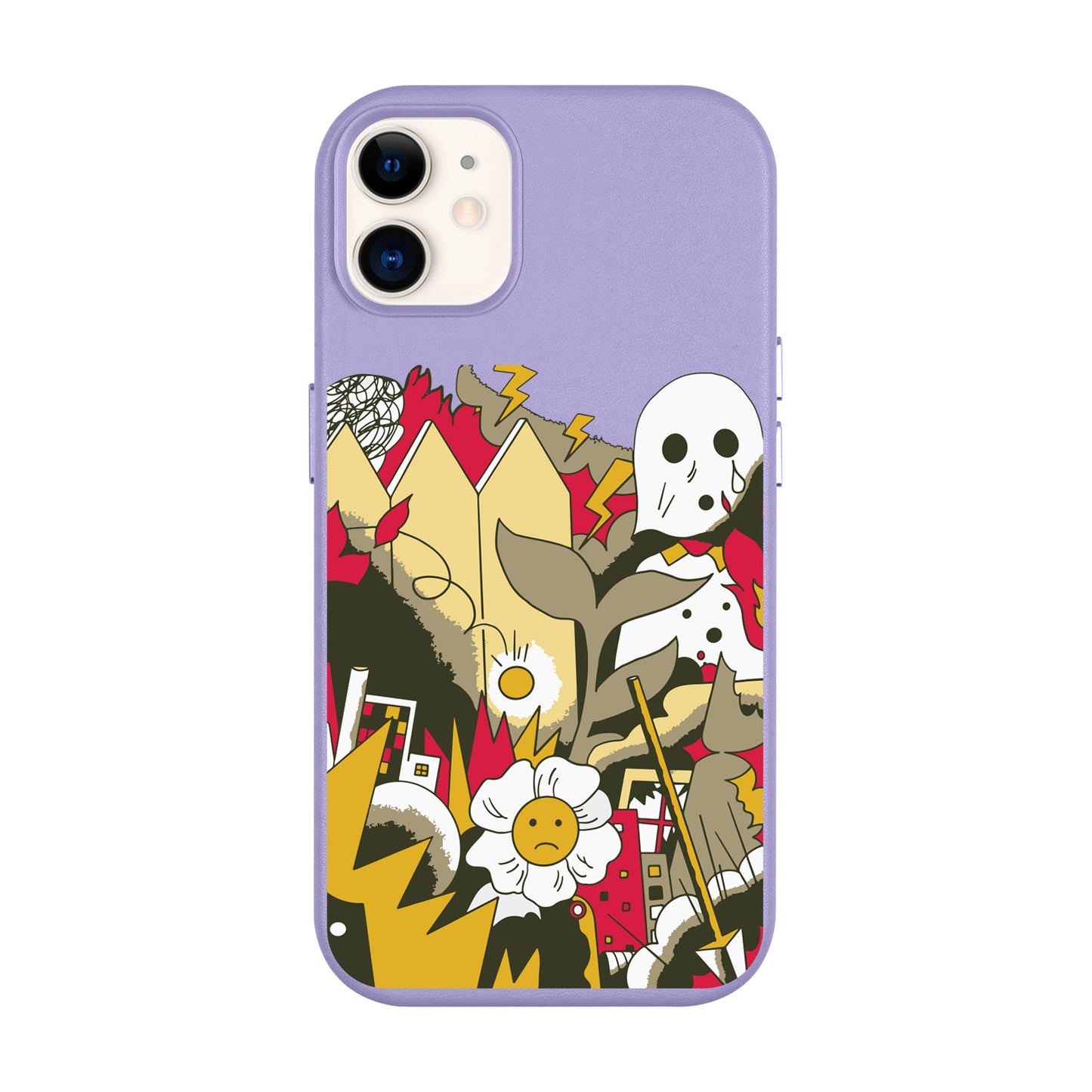 EVERYTHING IS BURNING-Leather Kılıf MagSafe Özellikli - iPhone 11