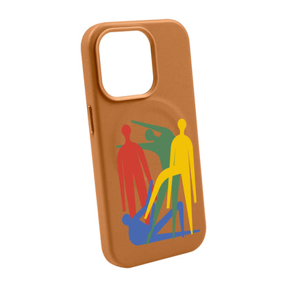 MANBOS-Leather Kılıf MagSafe Özellikli - iPhone 14 Pro