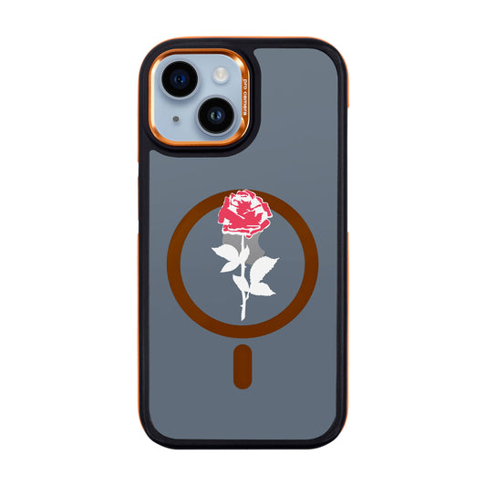 NATUREL ROSE-iPhone 14 Dark Kılıf MagSafe Özellikli