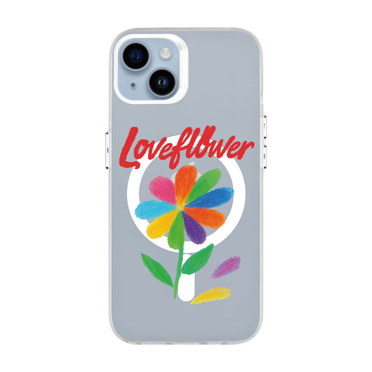 LOVE FLOWER-iPhone 14 Plus Hold Kılıf MagSafe Özellikli