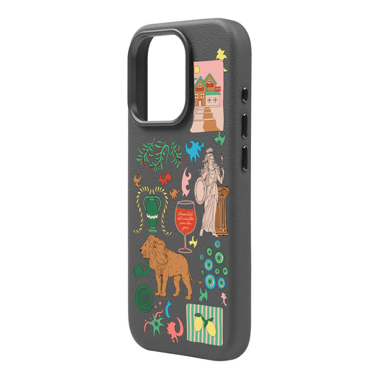 IODES SOUL TRAVELLER-iPhone 16 Pro Leather Premium Kılıf MagSafe Özellikli
