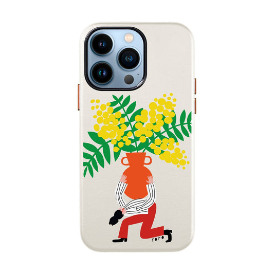 VASE-iPhone 13 Pro Leather Kılıf