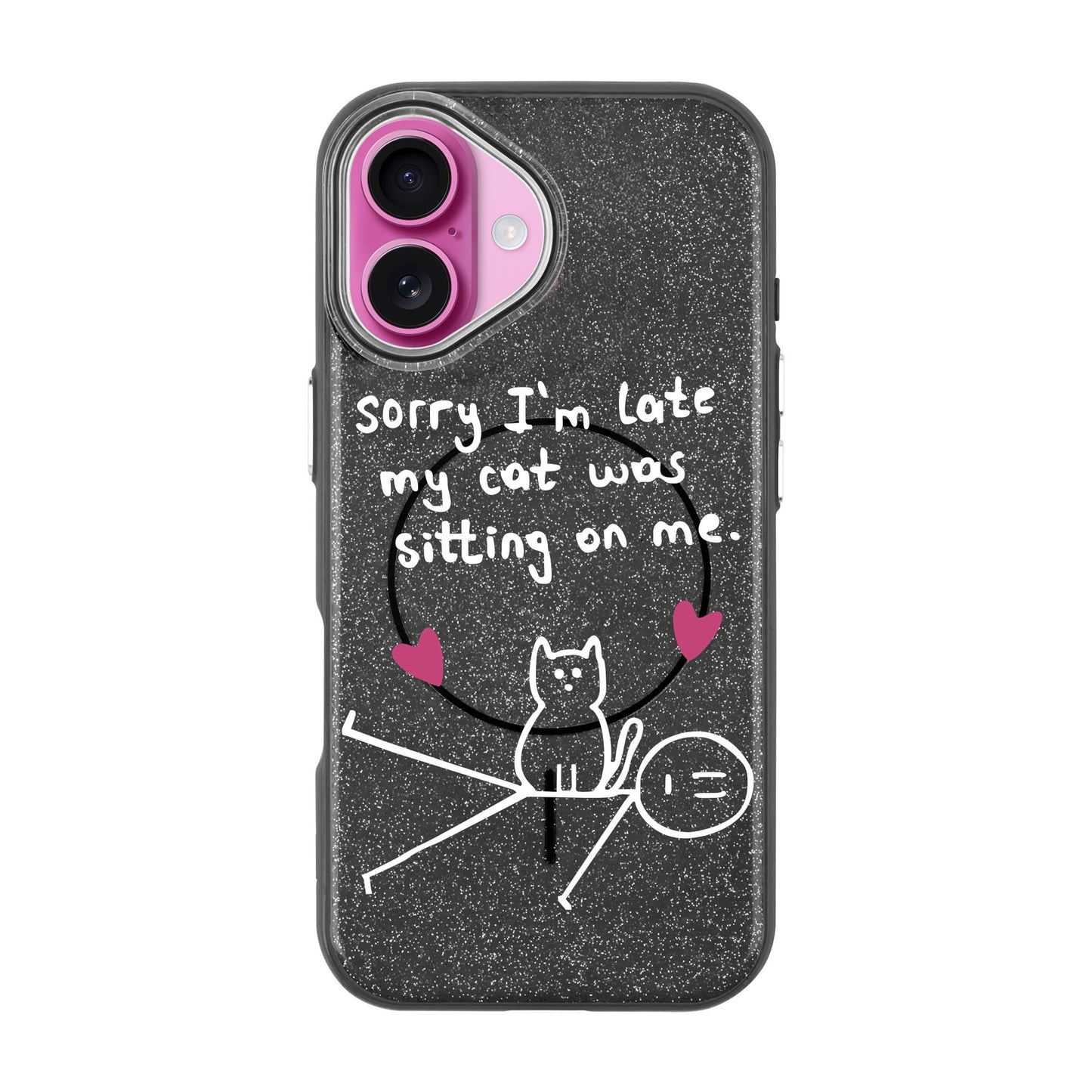 SORRY I'M LATE-iPhone 16 Radiant Kılıf MagSafe Özellikli