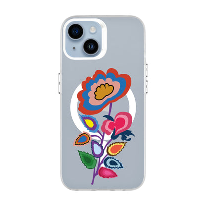 KNITTED FLOWER-iPhone 14 Hold Kılıf MagSafe Özellikli