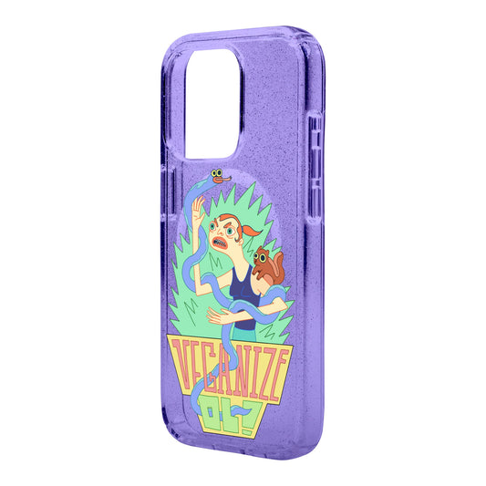 VEGANİZE-iPhone 15 Pro Max Shiny Kılıf MagSafe Özellikli