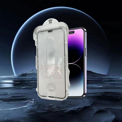 NEW-iPhone 15 Pro Max Kolay Kurulum 5D Magic Cam Ekran Koruyucu