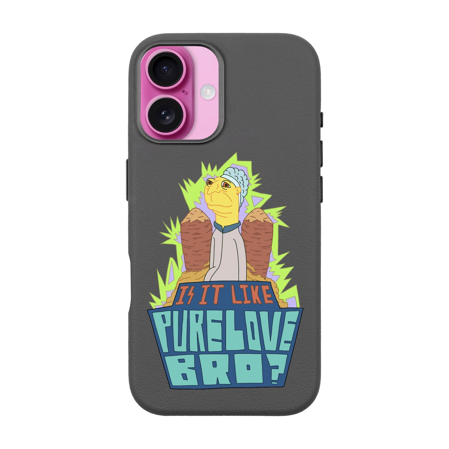 PURE LOVE-iPhone 16 Plus Leather Premium Kılıf MagSafe Özellikli