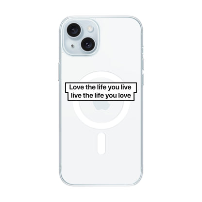 LOVE THE LIFE-iPhone 15 Plus Solid Kılıf MagSafe Özellikli