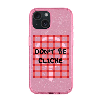 DON'T BE CLICHE-iPhone 15 Plus Shiny Kılıf MagSafe Özellikli