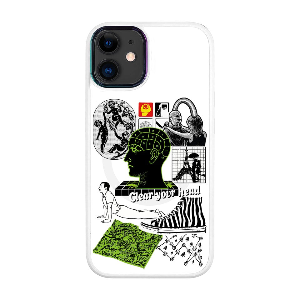 CLEAR YOUR HEAD-iPhone 12 Vigor Kılıf MagSafe Özellikli