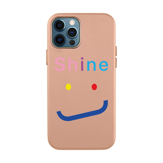 SHINE-iPhone XR Leather Kılıf