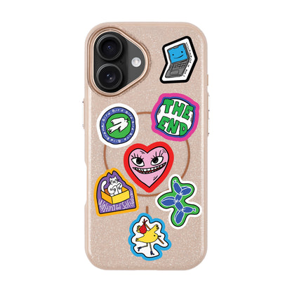 TŌTEN STICKERZ-iPhone 16 Plus Radiant Kılıf MagSafe Özellikli