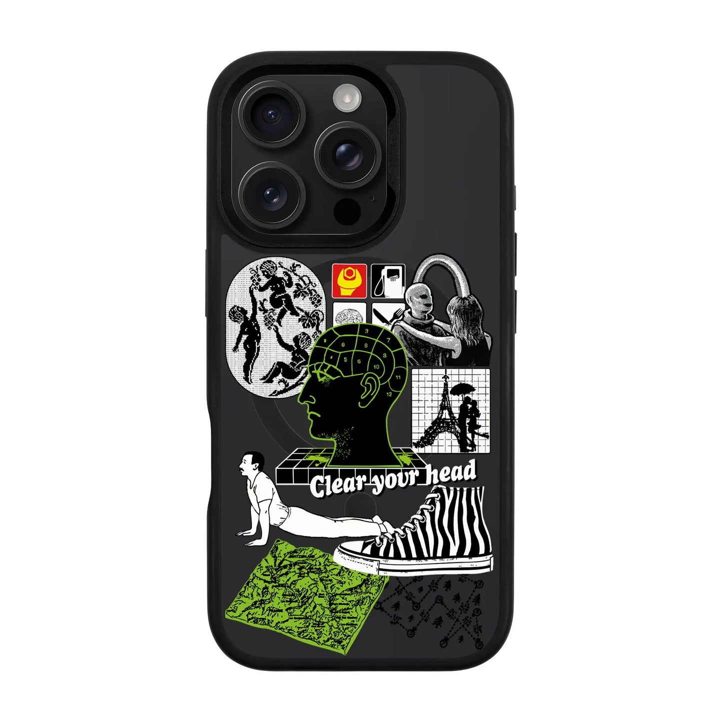 CLEAR YOUR HEAD-iPhone 16 Pro Rise Kılıf MagSafe Özellikli