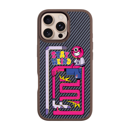 OG TOOTHY-iPhone 16 Pro Max Plaid Kılıf MagSafe Özellikli