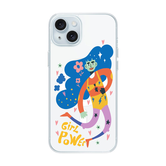 GIRL POWER-iPhone 15 Plus Solid Kılıf MagSafe Özellikli