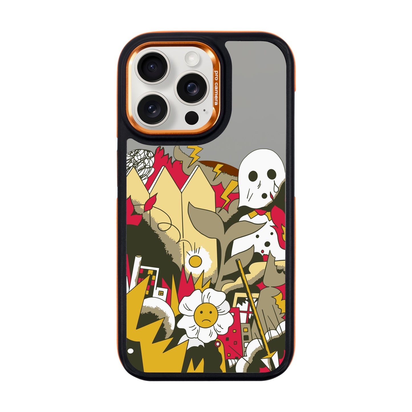 EVERYTHING IS BURNING-Dark Kılıf MagSafe Özellikli - iPhone 15 Pro Max