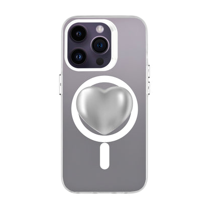 SILVER HEART-iPhone 14 Pro Hold Kılıf MagSafe Özellikli