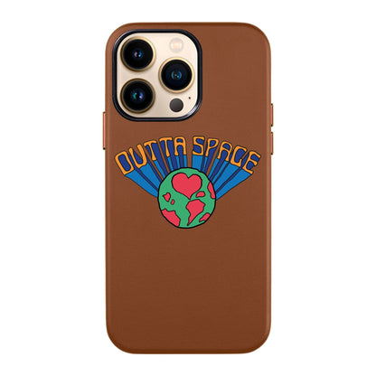 SPACE-iPhone 13 Pro Max Leather Kılıf