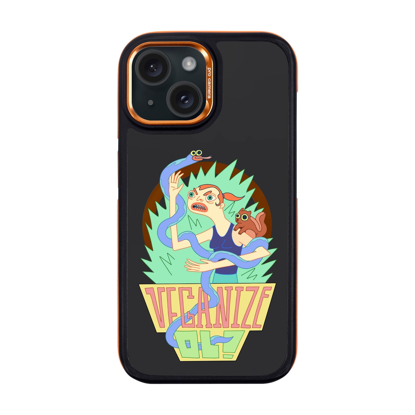 VEGANİZE-Dark Kılıf MagSafe Özellikli - iPhone 15