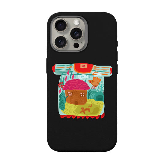 SİHİRLİ KAZAK-iPhone 15 Pro Max Leather Premium Kılıf MagSafe Özellikli