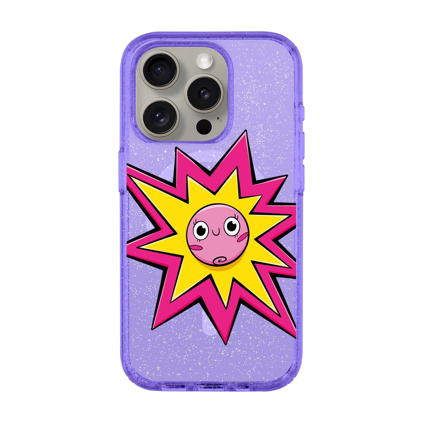 POP PRINCESSES-iPhone 15 Pro Shiny Kılıf MagSafe Özellikli