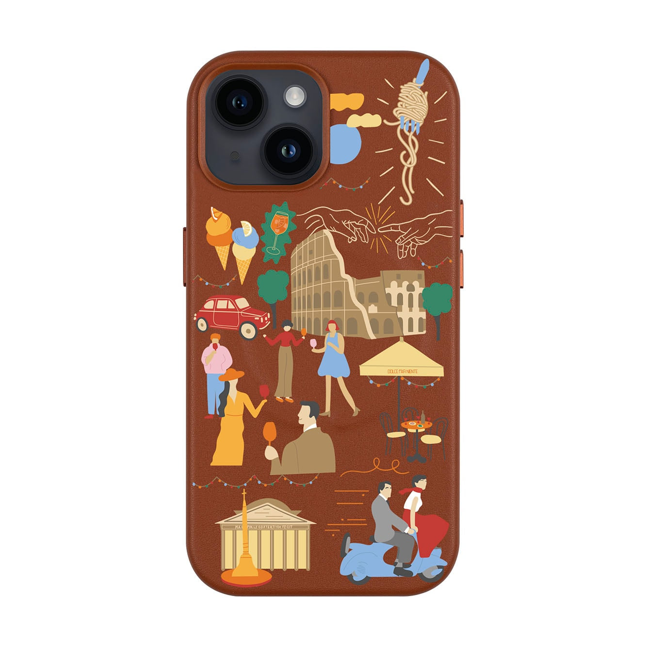 ROMA-Leather Kılıf MagSafe Özellikli - iPhone 13