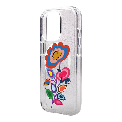 KNITTED FLOWER-iPhone 15 Shiny Kılıf MagSafe Özellikli
