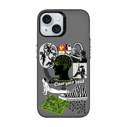 CLEAR YOUR HEAD-iPhone 15 Plus Hold Kılıf MagSafe Özellikli