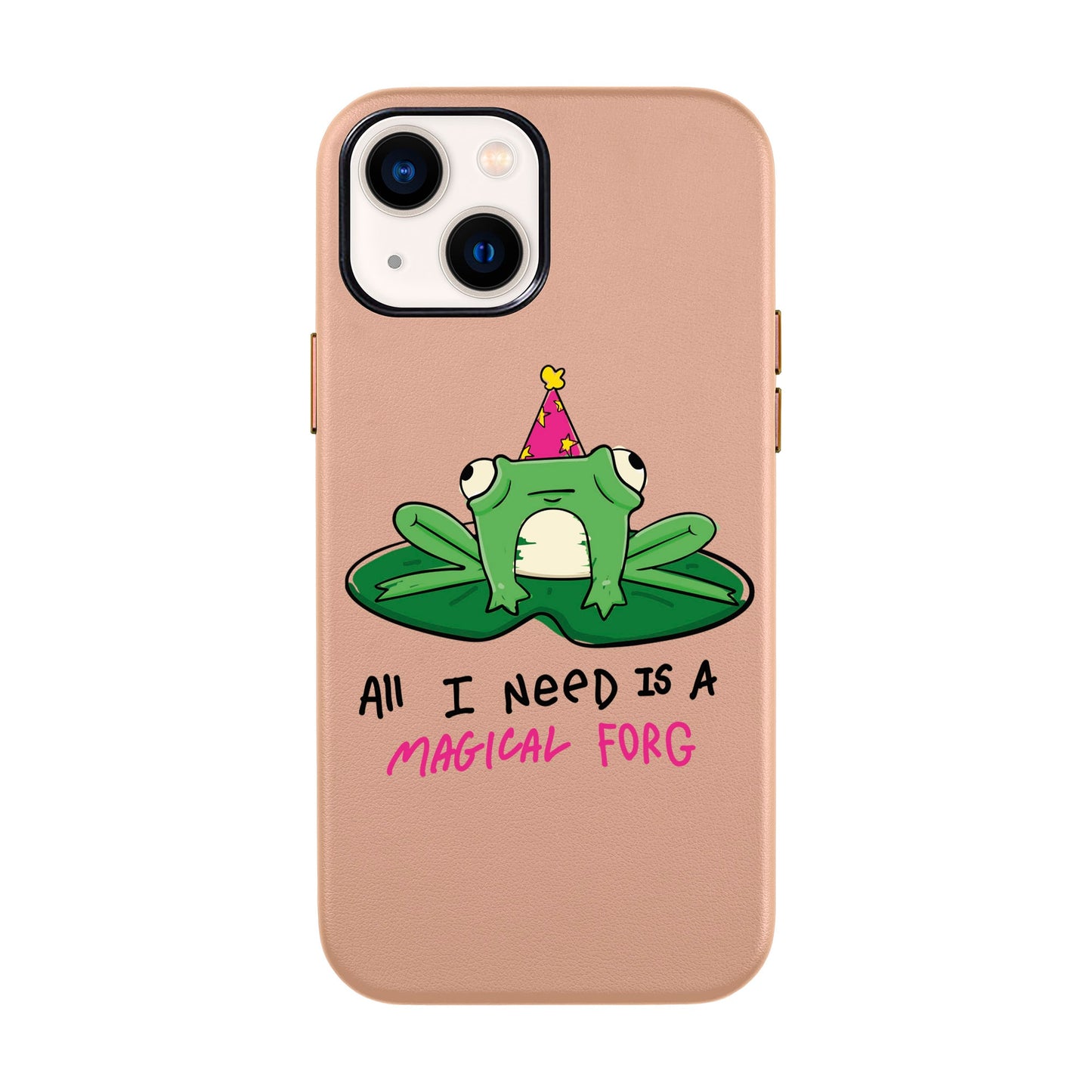 FORG-iPhone 14 Leather Kılıf