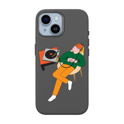 LAZY SUNDAY AFTERNOON-iPhone 13 Leather Premium Kılıf MagSafe Özellikli