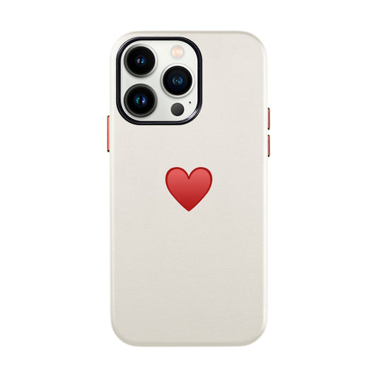 SPREAD HEART-iPhone 13 Pro Max Leather Kılıf