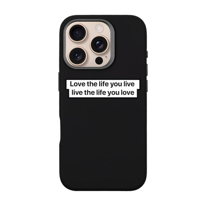 LOVE THE LIFE-iPhone 16 Pro Leather Premium Kılıf MagSafe Özellikli