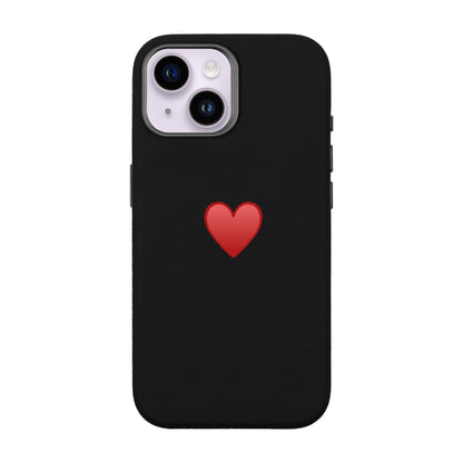 SPREAD HEART-iPhone 14 Leather Premium Kılıf MagSafe Özellikli