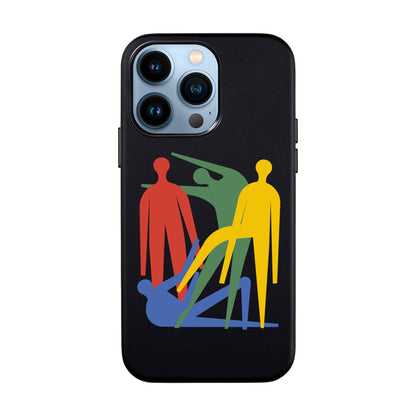 MANBOS-iPhone 13 Pro Max Leather Kılıf