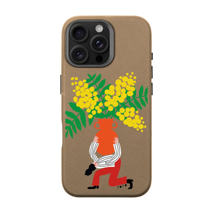VASE-iPhone 16 Pro Max Leather Premium Kılıf MagSafe Özellikli