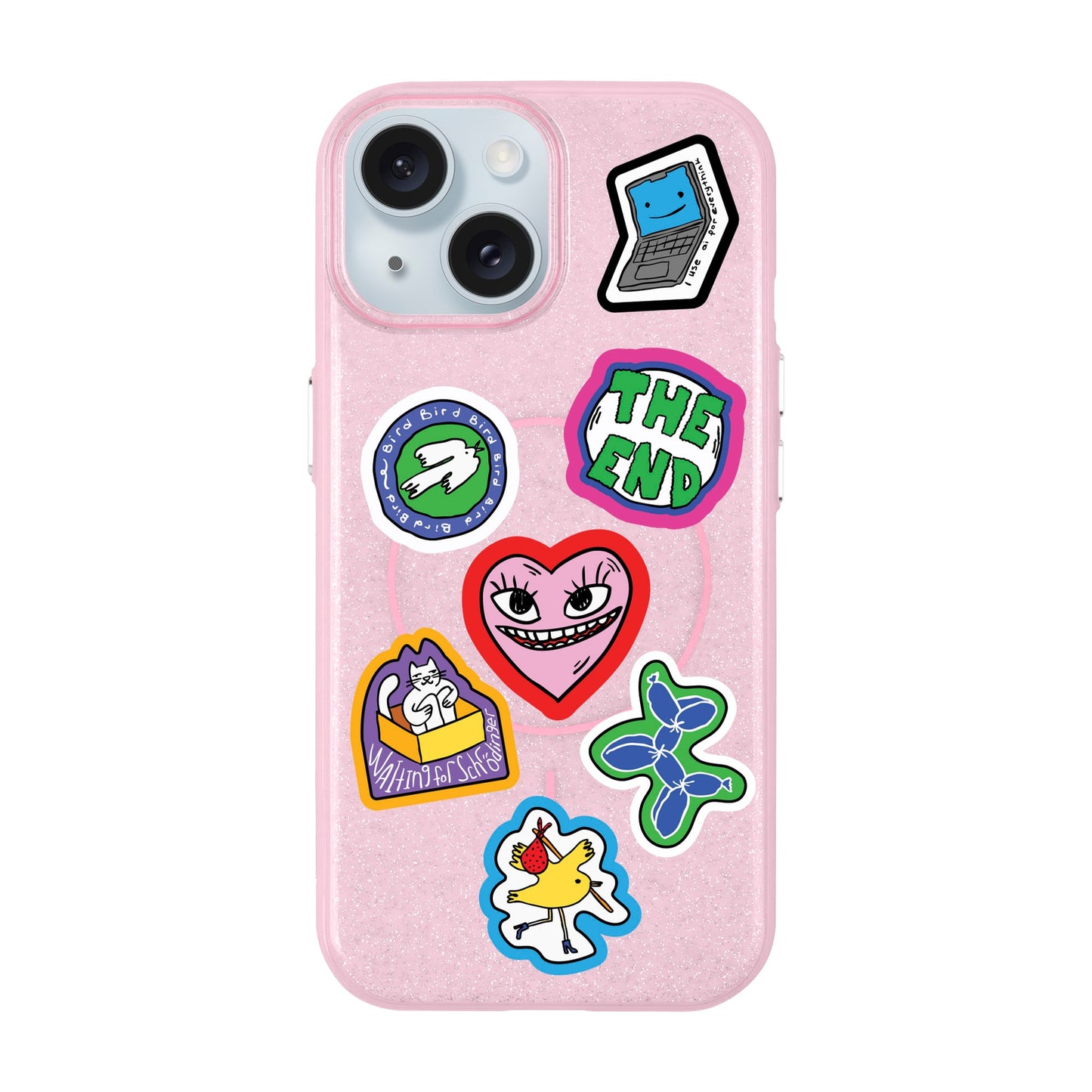 TŌTEN STICKERZ-iPhone 15 Plus Radiant Kılıf MagSafe Özellikli