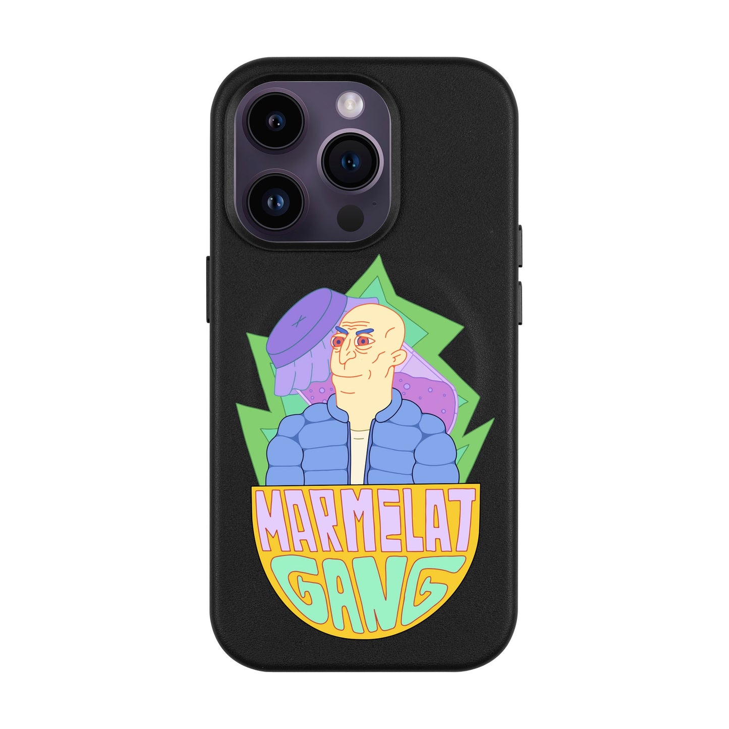 MARMELAT GANG-Leather Kılıf MagSafe Özellikli - iPhone 14 Pro